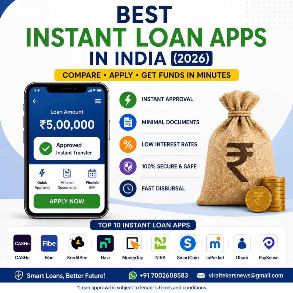 Best Instant Loan Apps in India (2026)